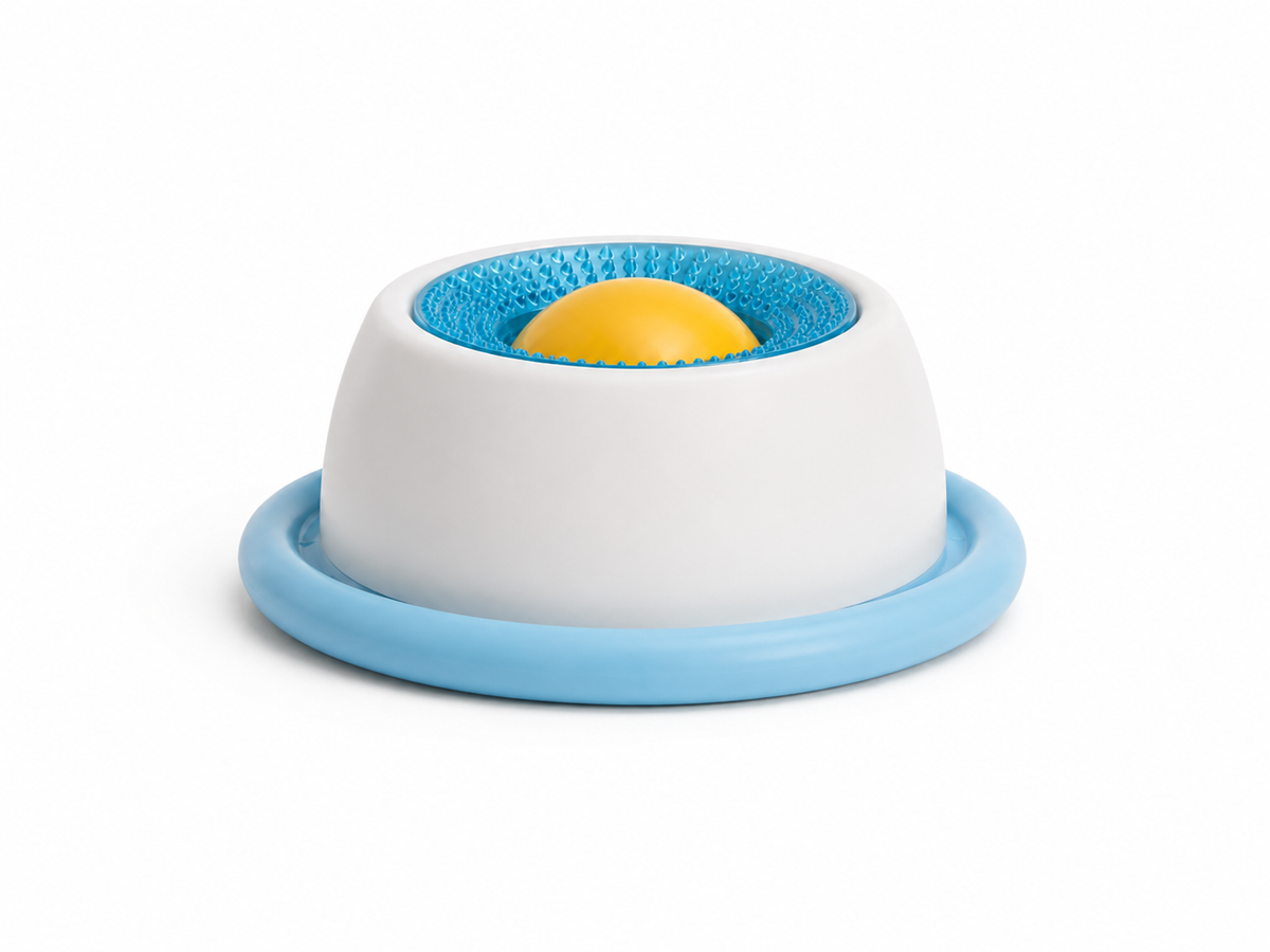 Fill it with any soft treat and turn mealtime into a calming ritual.