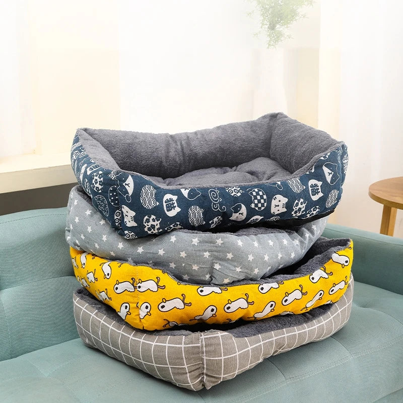 HomePaw Orthopedic Pet Bed Plush Comfort - plush orthopedic pet bed available in the UK