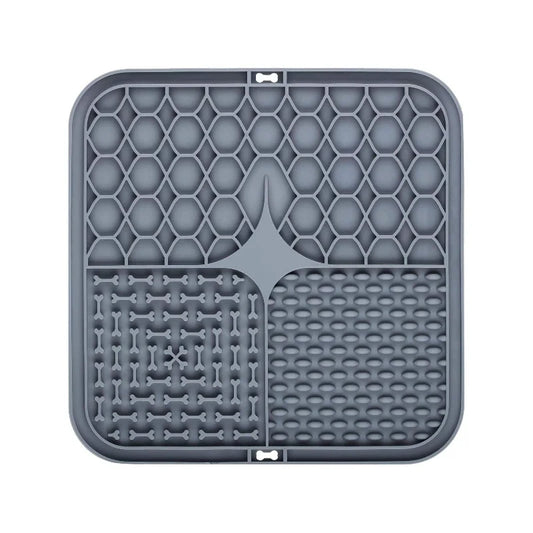 HomePaw Silicone Lick Mat Slow Feeder and Bath Distraction - BPA-free food-safe silicone material
