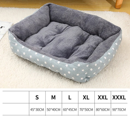 HomePaw Orthopedic Pet Bed Plush Comfort - water-resistant base and non-slip underside