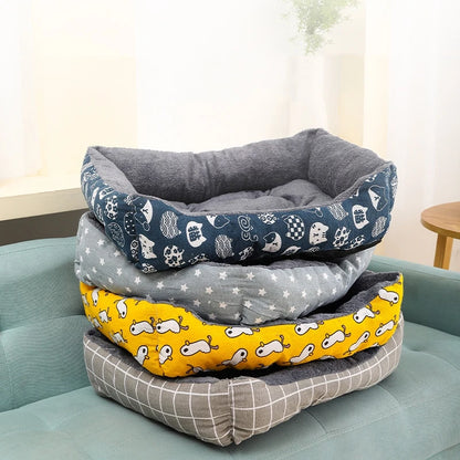HomePaw Orthopedic Pet Bed Plush Comfort - soft plush fabric detail close-up