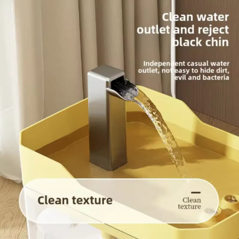 Transparent Cat Water Fountain - USB with Auto Filter