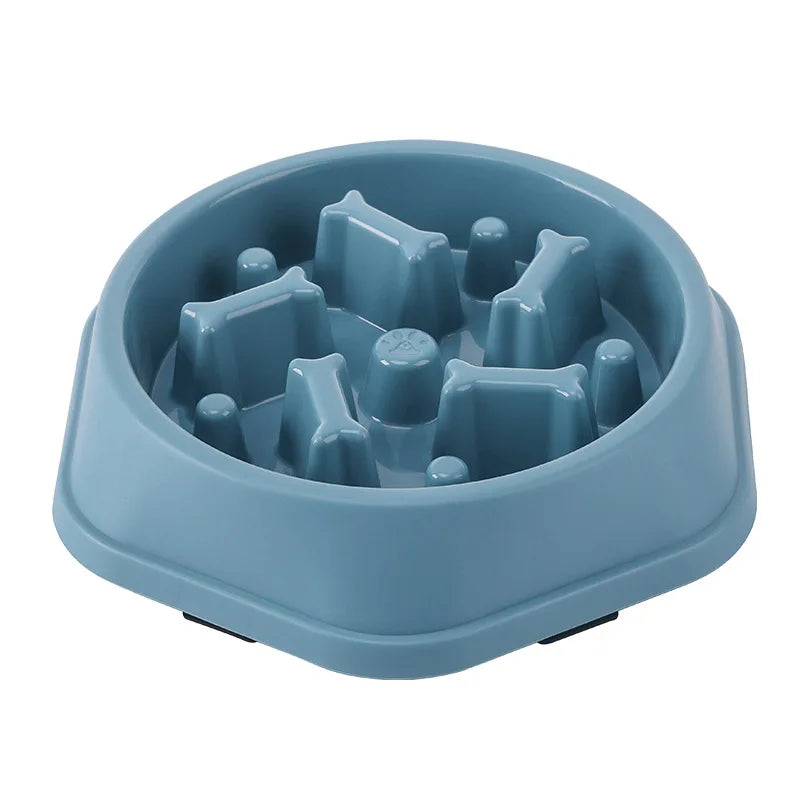 Bone Slow Feeder Dog Bowl