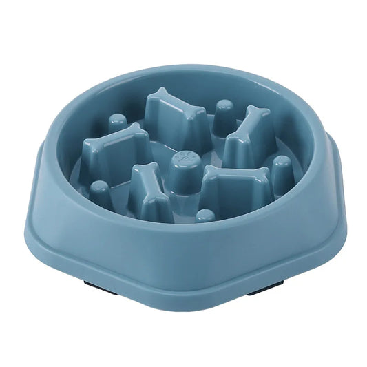 Bone Slow Feeder Dog Bowl